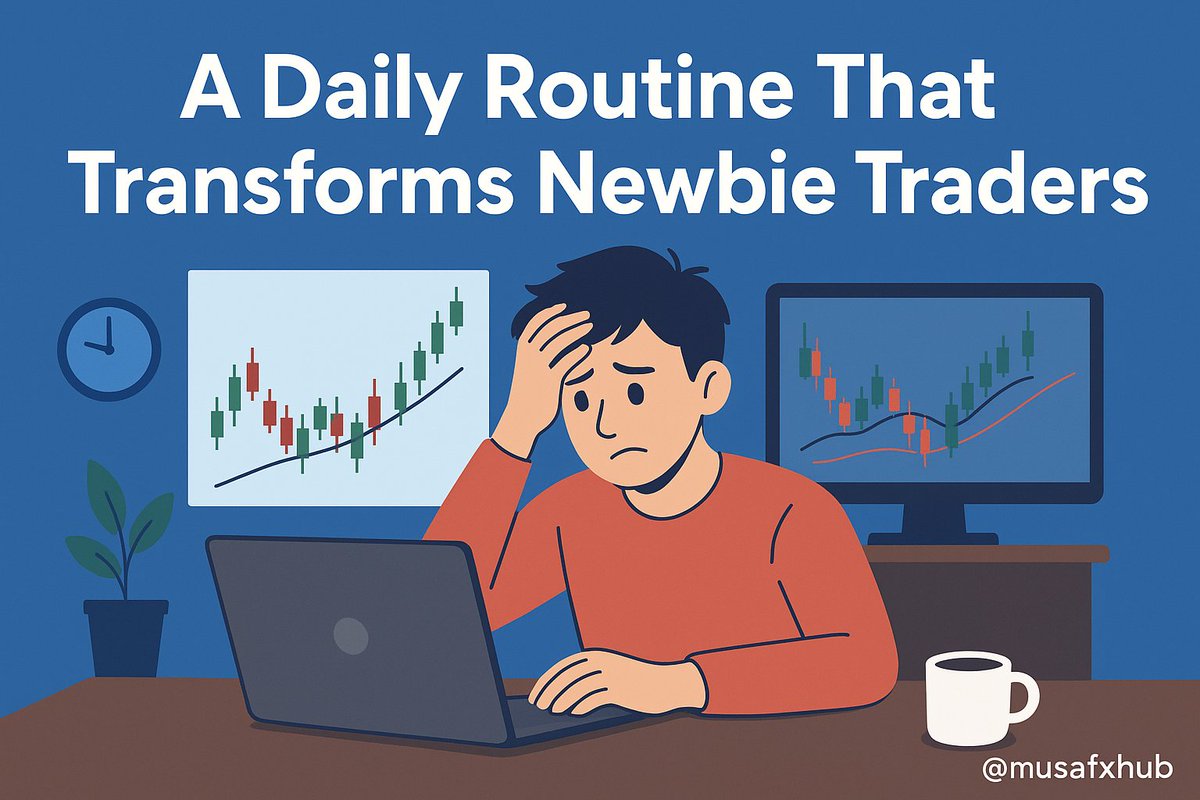 musatradinghub's tweet image. Newbie traders, feeling lost or frustrated in the markets😔
Consistency is 🔑. A structured daily routine can turn fear and confusion into confidence and results.
Learn how to trade smarter: linkedin.com/pulse/daily-ro…
#ForexTrading #NewbieTrader #TradingRoutine #MusaTradingHub…