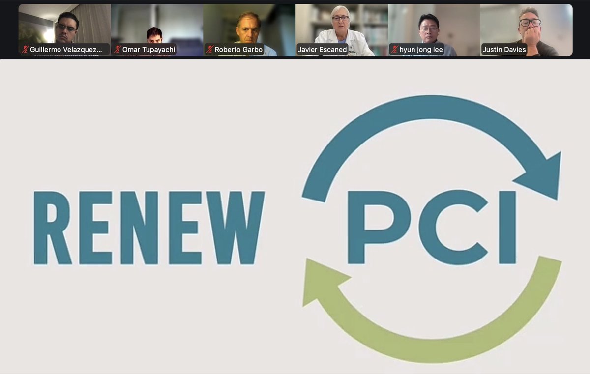 What a great community has been built! It's inspiring to share experiences with friends and colleagues, exploring different treatment perspectives in our daily interventional cardiology practice. Meaningful feedback on real-world practice is essential. @RENEWPCI <a href="/JEscaned/">Javier Escaned</a>