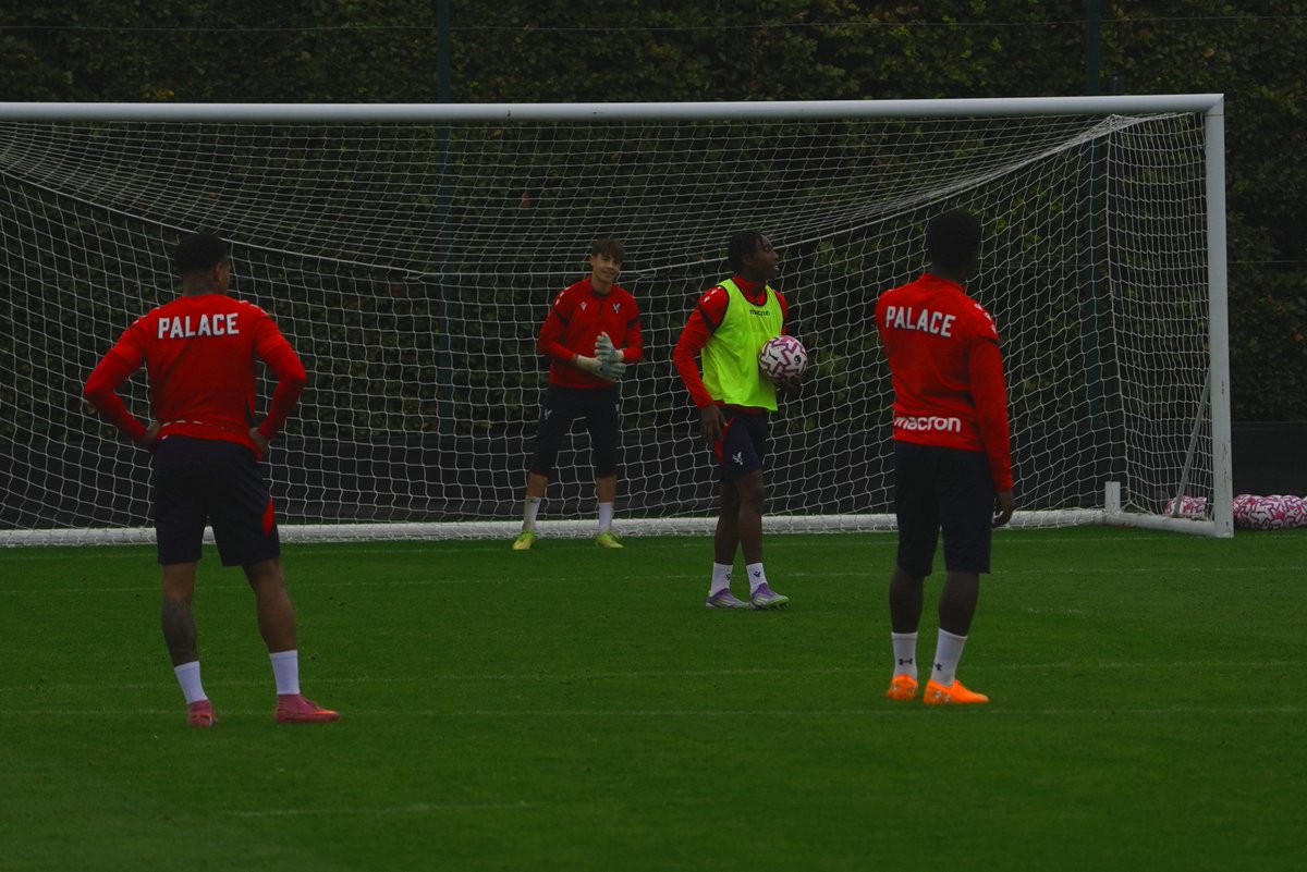 Great to see Academy 'keepers Harry Lee, Jack Mason, and Lucca Benetton training with the first-team today 👏

#CPFC