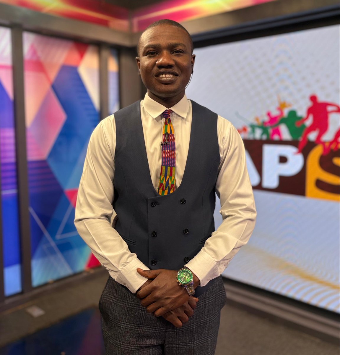 apmedia_gh's tweet photo. AP SPORTS is live
The action’s heating up and we’ve got the takes to match. 
Don’t miss out…Tune in to AP TV and AP radio 105.7 and on YouTube at https://t.co/PedrttgxQT and on Facebook at https://t.co/wDO1B1WjWH

 #apsports https://t.co/UDeAf1s7U4