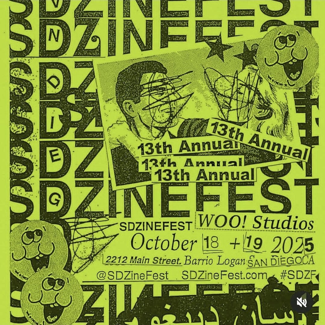 breadroseslfk's tweet photo. Heads up, San Diego! Come see us at the world's best zine fest this weekend! https://t.co/Xe0wFin5tQ
