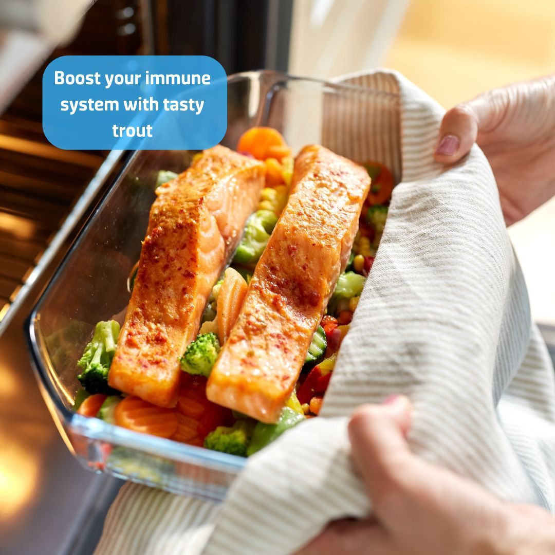 british_trout's tweet photo. Boost your immune system and fight off winter bugs with delicious and nutritious trout. Packed with vitamins and antioxidants, this mild-tasting fish is a must-have for staying healthy during cold season. ππΏ
https://t.co/PPKi27LKOu
#trout #healthyeating #nutrition #oilyfish https://t.co/fSqWVcUkR4