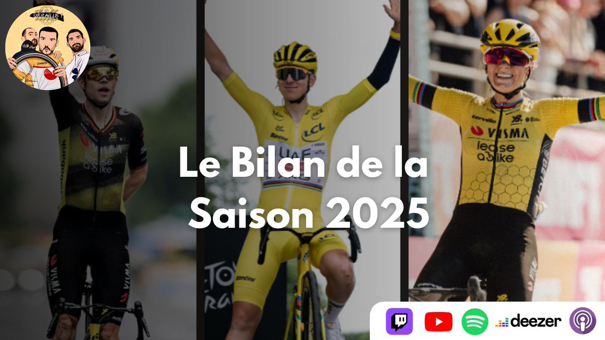 🚨LIVE MERCREDI 12H30🚨
twitch.tv/caderaille

Le Bilan de la Saison 2025 !

Sans doute le meilleur moment de l'année, où on compare nos attentes et nos paris du début de saison à ce qui s'est passé réellement.

Entre le rêve et la réalité... Il y a de sacrées dingueries !