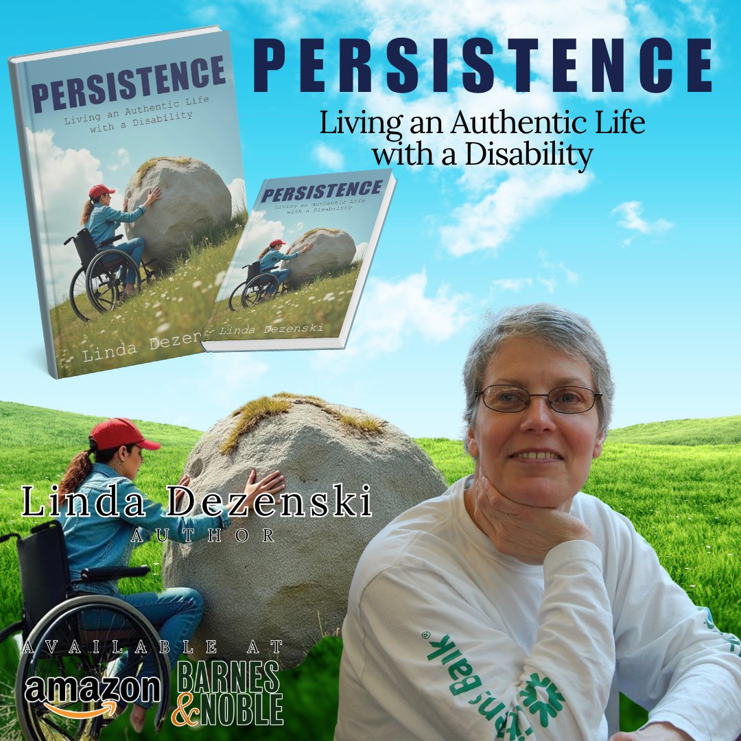 BrightWordBooks's tweet photo. Persistence:Living an Authentic Life with a Disability by Linda Dezenski is an inspiring memoir of courage and self-acceptance. Sharing her journey of living authentically with a disability, Linda offers hope and motivation to live with strength and purpose Available on Amazon. https://t.co/DN6Owj02l3