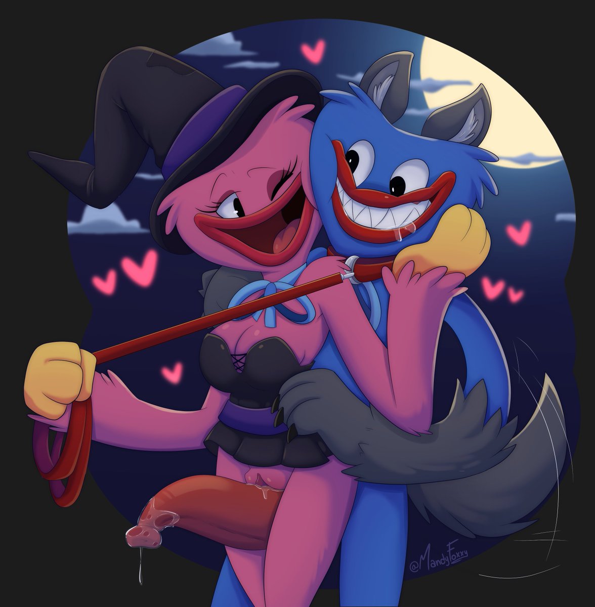 MandyFoxxy's tweet photo. Halloween art I did on yesterday livestream🐺🎃 https://t.co/cvV270bBFD