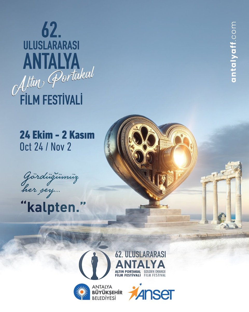 CinemaParadoks's tweet photo. 62 Uluslararasi Antalya Altin Portakal Film Festivali başlıyor https://t.co/ZUijHeItsd