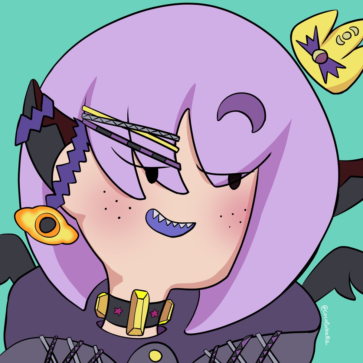 posting the first artwork in MONTHS and it's this silly goofy creature