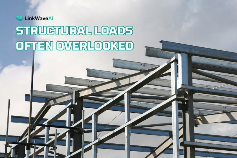 LinkWaveAI's tweet image. Structural load notes aren’t routine.
Inspectors check live, roof, and seismic loads closely. Missing or unclear notes can halt approvals always confirm them before submission.
#ConstructionTips #CodeCompliance #BuildSmarter