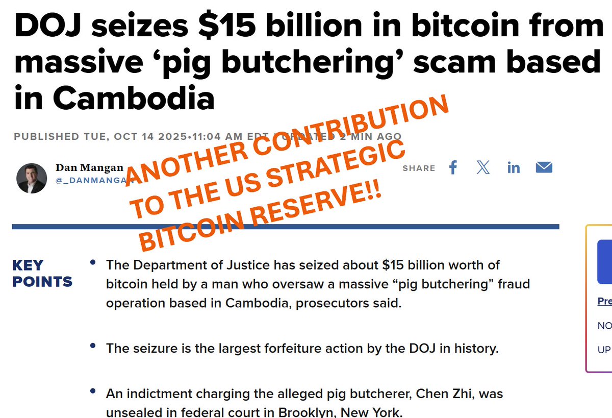 BREAKING BREAKING BREAKING NEWS!!!! The US has just made another Strategic  Bitcoin Reserve 