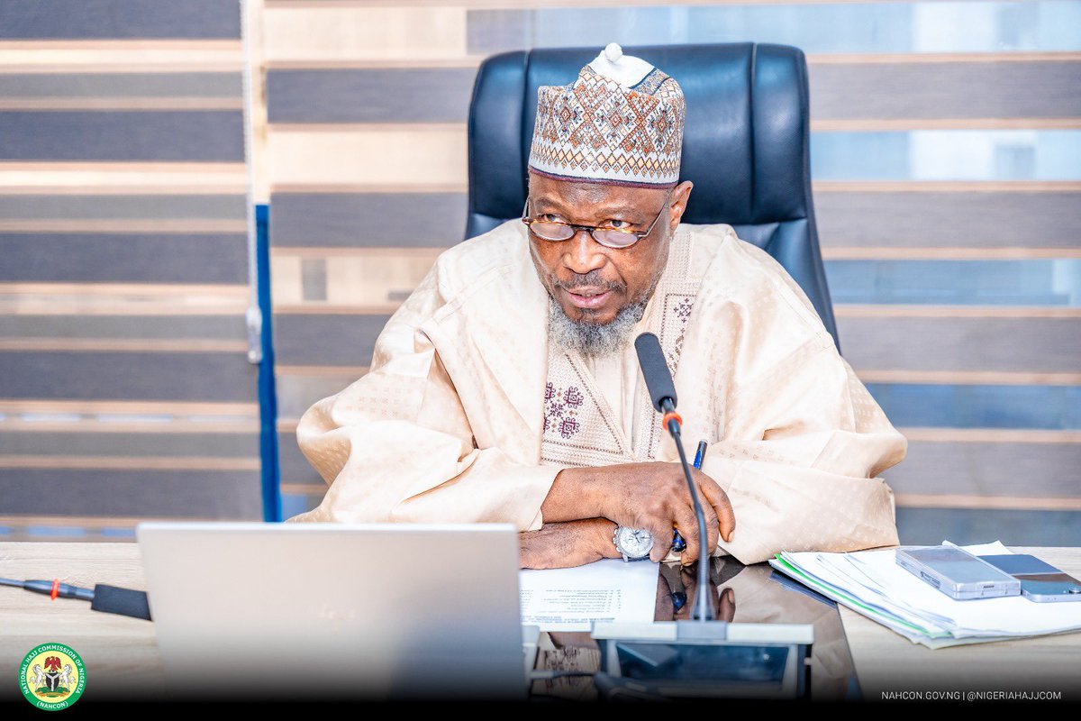 nigeriahajjcom's tweet photo. *NAHCON Chairman Briefs Saudi Ministry of Hajj on 2026 Hajj Preparations*

The Chairman/CEO, National Hajj Commission of Nigeria (NAHCON), Prof. Abdullahi Saleh Usman, has briefed the Saudi Ministry of Hajj &amp; Umrah on Nigeria’s preparations for 2026 Hajj during virtual meeting… https://t.co/GqY156Ya2T