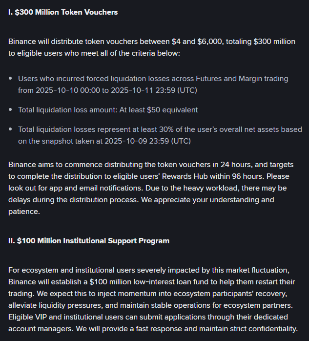 Better than "our liquidations engine worked beyond your wildest comprehension. The fact that you all lost a quadrillion dollars is proof of that."