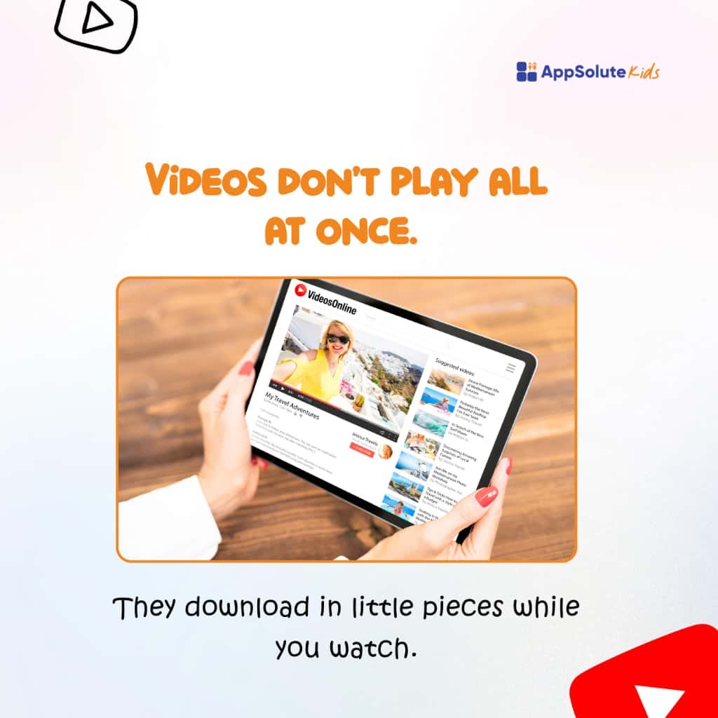 Appsolute_Kids's tweet image. Ever notice your video pause right in the middle of the fun? That’s buffering. A fancy way of saying it’s waiting for more internet

#kidsandtech #funfactsforkids #techforkids #learningisfun #curiouskids #funtechfacts #scienceforkids #digitallearning #smartlearning