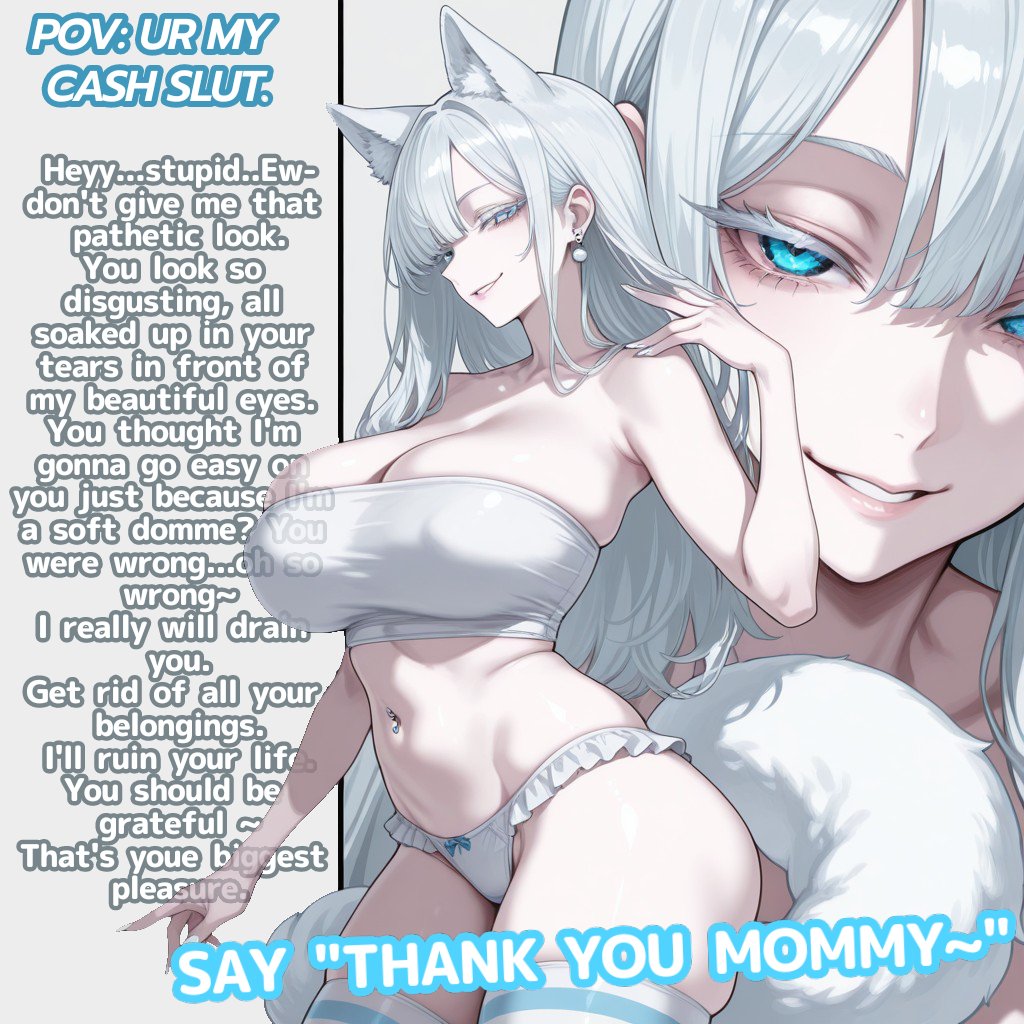 🌀💙 Wondering what it feels like to be my little paybitch? ;3 Take this as a reference ~

2dfd finsub findom hypnosis cashcow feetworship fetish footkink goon caption edit locktober