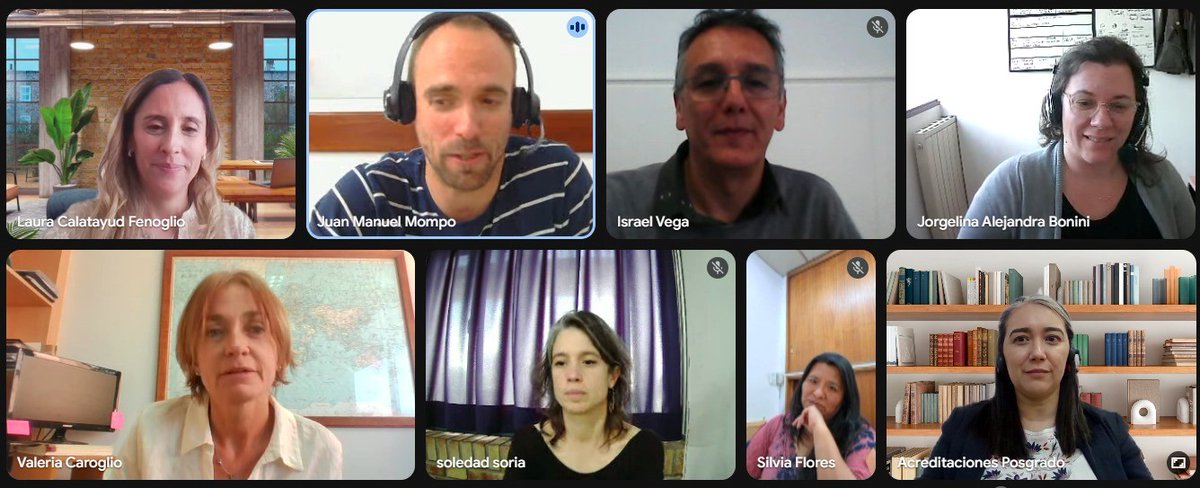 La UNCUYO y la UNRN trabajan en la creación de una carrera de posgrado interinstitucional.
🎓Autoridades y equipos de posgrado de ambas universidades participaron de un encuentro virtual para avanzar en el diseño conjunto de una nueva propuesta de formación de posgrado📚#posgrado