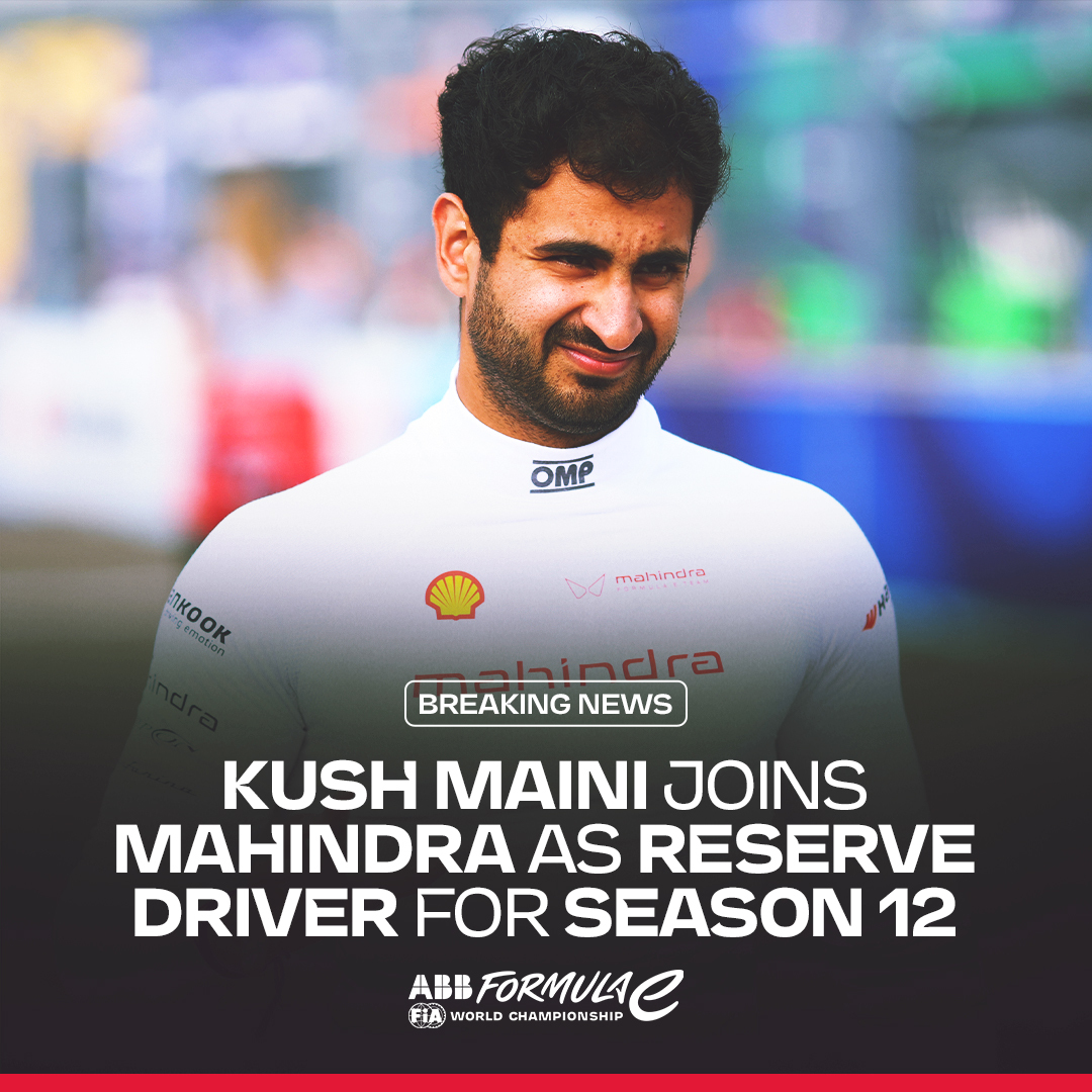 🚨 BREAKING NEWS 🚨

<a href="/MahindraRacing/">Mahindra Racing</a> announce <a href="/kmainiofficial/">Kush Maini</a> as their Reserve Driver for Season 12
