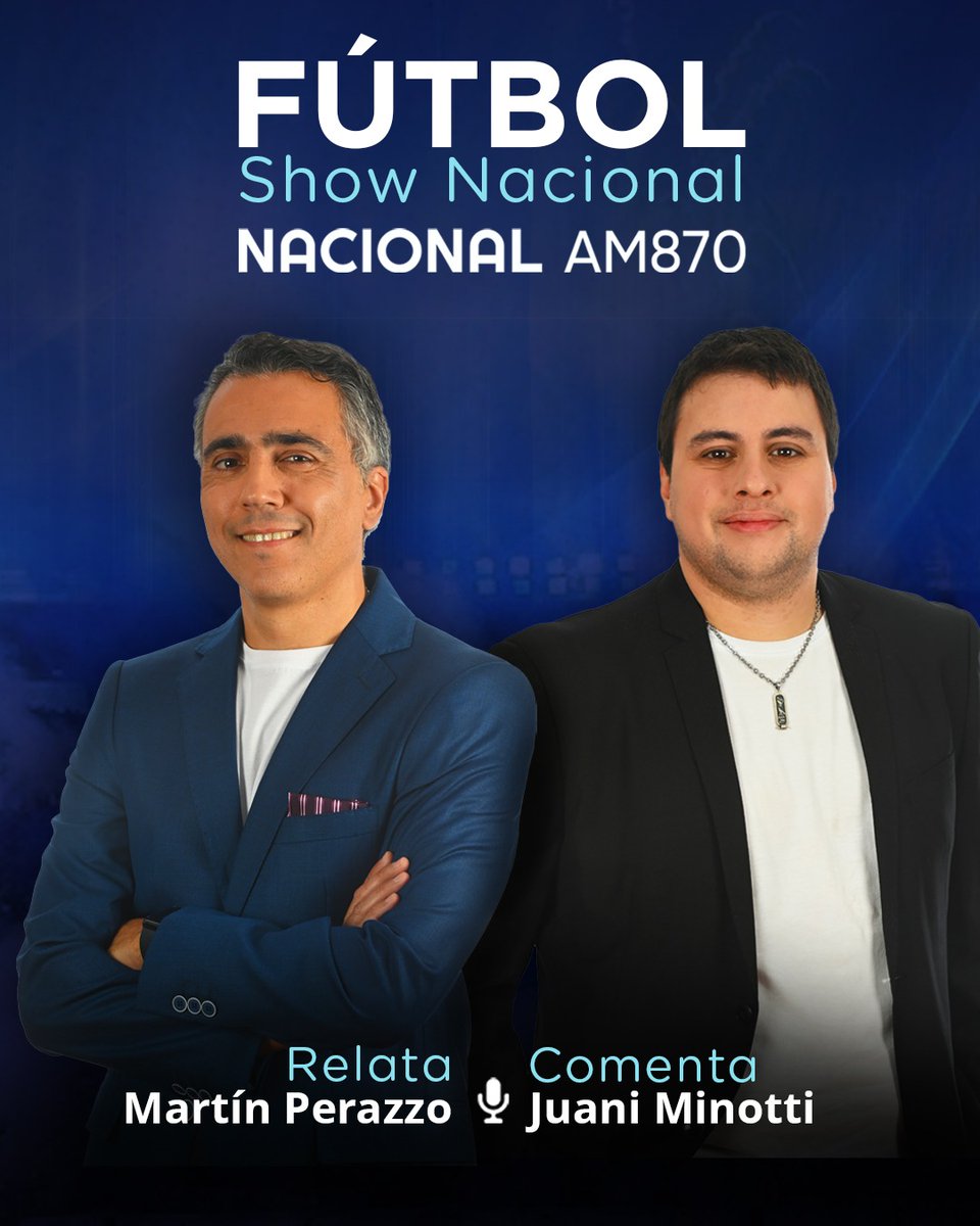 #FútbolShowNacional | ¡Juega la Selección Argentina, juega el campeón del mundo en <a href="/NacionalAM870/">Radio Nacional AM 870</a> !⚽️

Desde las 20:45 hs, transmitimos 🇦🇷Argentina vs 🇵🇷 Puerto Rico en #AM870 !

Relata <a href="/munecoperazzo/">Martin Perazzo</a>  comenta <a href="/JIMinotti/">Juan Ignacio Minotti</a> 
Vestuarios <a href="/lucadejesus/">Luca de Jesús</a> y <a href="/valdezhernan/">Hernan Valdez</a> 

📻AM870
#TuRadio