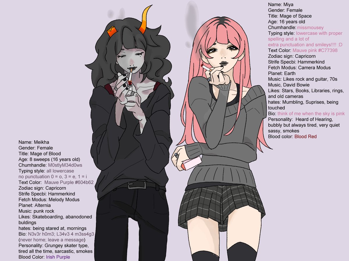 PookieDraws's tweet image. Day 14 - first oc
A throwback today with my first ever oc(s) twins which was from homestuck ✋️😔 One of them was born a troll and the other was a human which definitely isnt a thing in the comic but I felt the need to be different smh #Cringetober2025 #Homestuck #oc #Myartwork