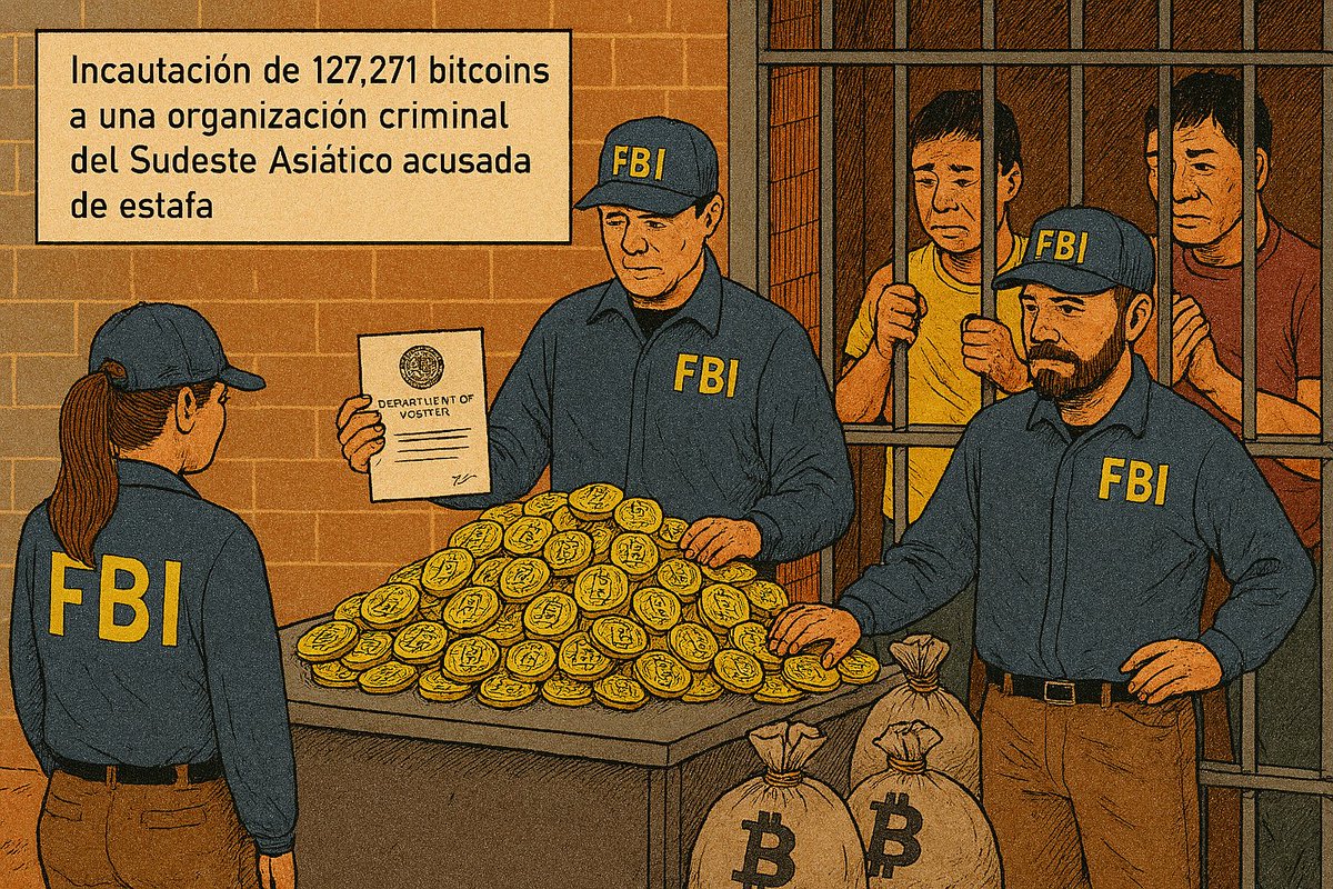 El departamento de justicia de EEUU acaba de anunciar el decomiso más  importante de su historia. Les han incautado 127.271 Bitcoins a la  organización criminal Group Prince con sede principal en Camboya