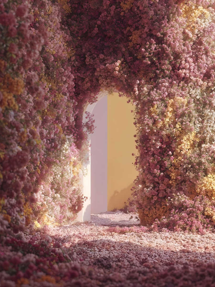 iamnotsrc's tweet image. interior floral invasion