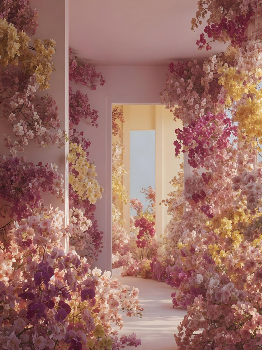 iamnotsrc's tweet image. interior floral invasion