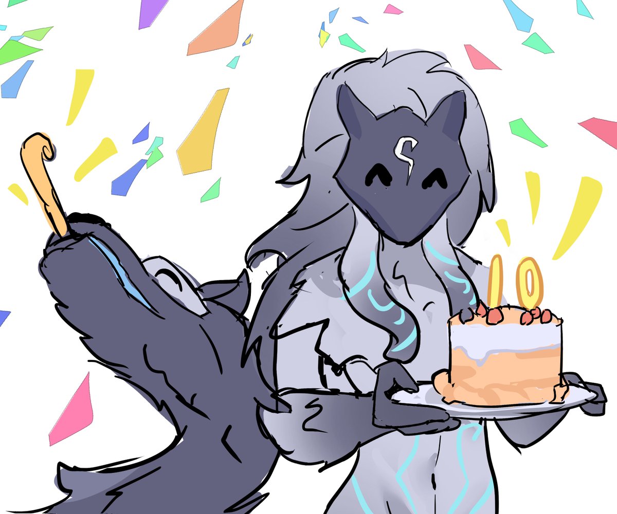 Today is Kindred's 10th birthday!🥳
#LeagueOfLegendsFanArt #kindred