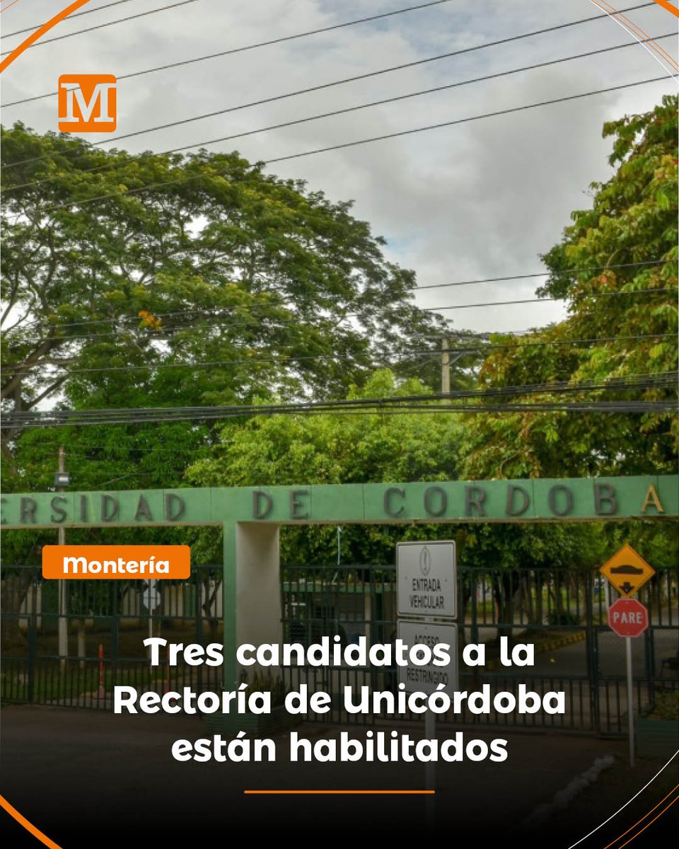 #Montería | Seis aspirantes fueron declarados no hábiles para el cargo y a uno más su inscripción se decretó extemporánea. <a href="/Unicordoba_Col/">Universidad de Córdoba</a> 

(elmeridiano.co/cordoba/monter…)

#ElMeridianoTeUbica