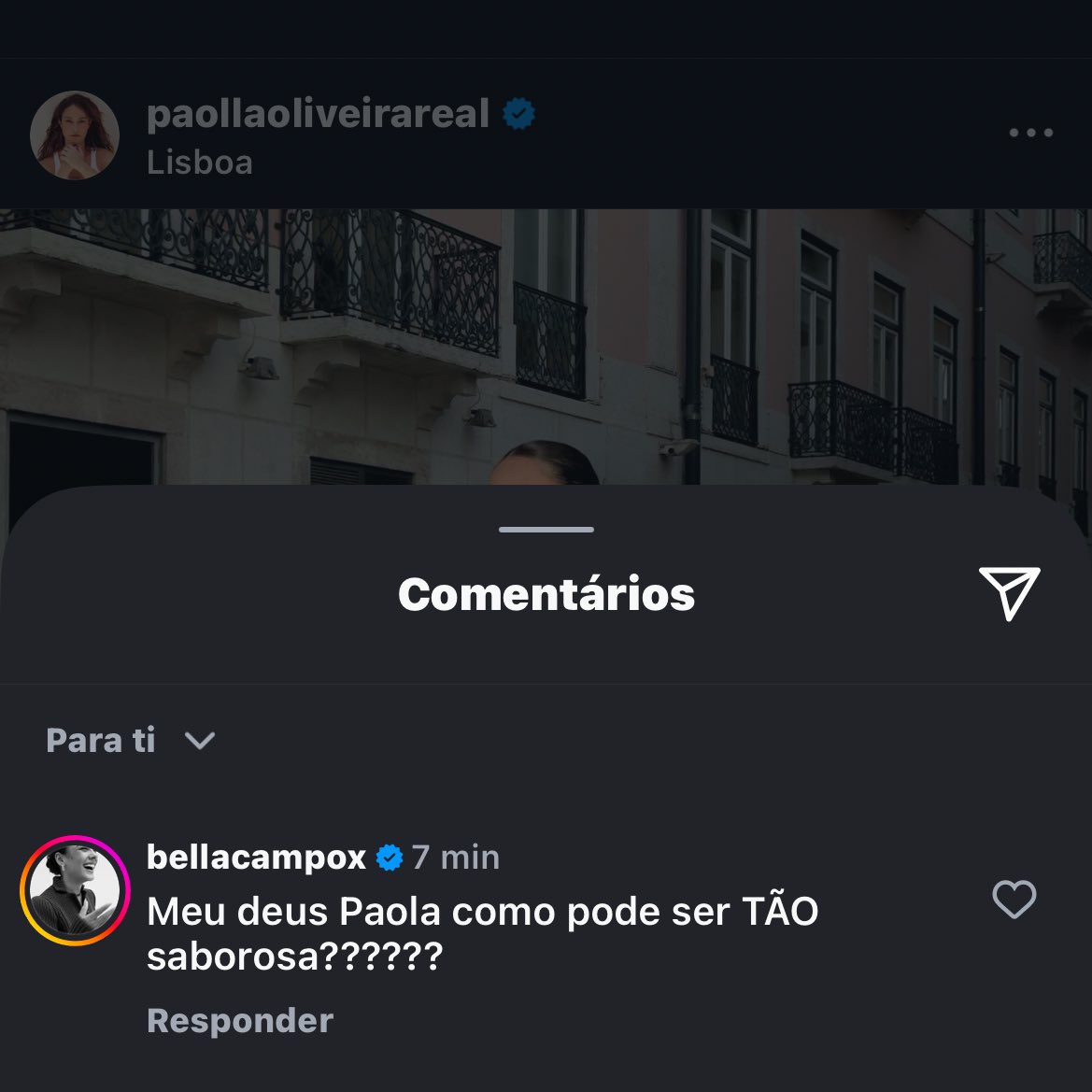 flowerdagioanto's tweet image. A BELLA NO POST DA PAOLLA