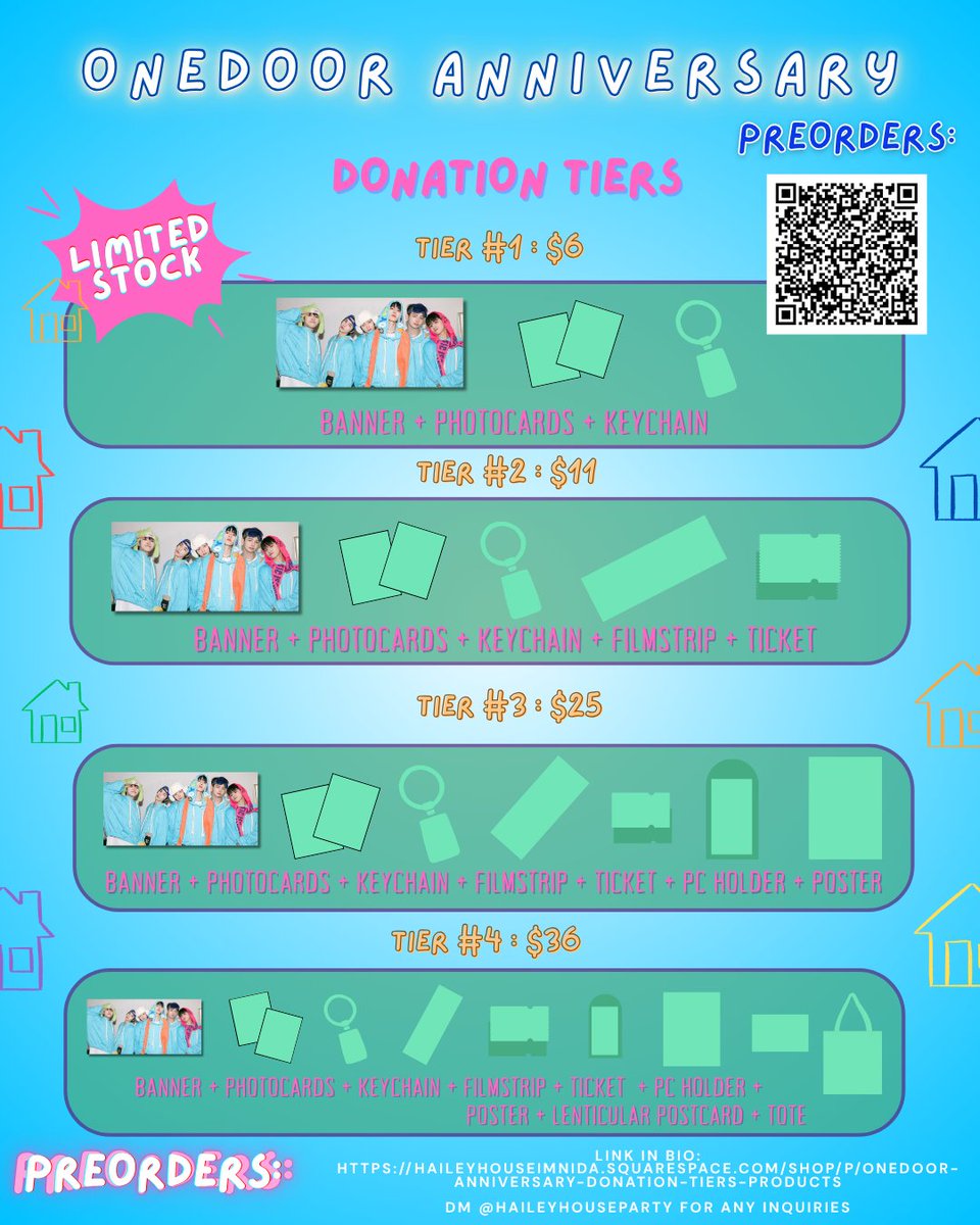 💙🏡 ONEDOOR ANNIVERSARY 🏡💙

Date: November 15th, 2025
Time: 12-5pm
Location: Omi Cafe, 3135 N Broadway, Chicago, IL 

Donation Tiers are available in bio @haileyhouseimnida (insta)

Volunteer form is available in bio under <a href="/bubblee_art/">Bubble E. Art</a>

Any questions let us know!