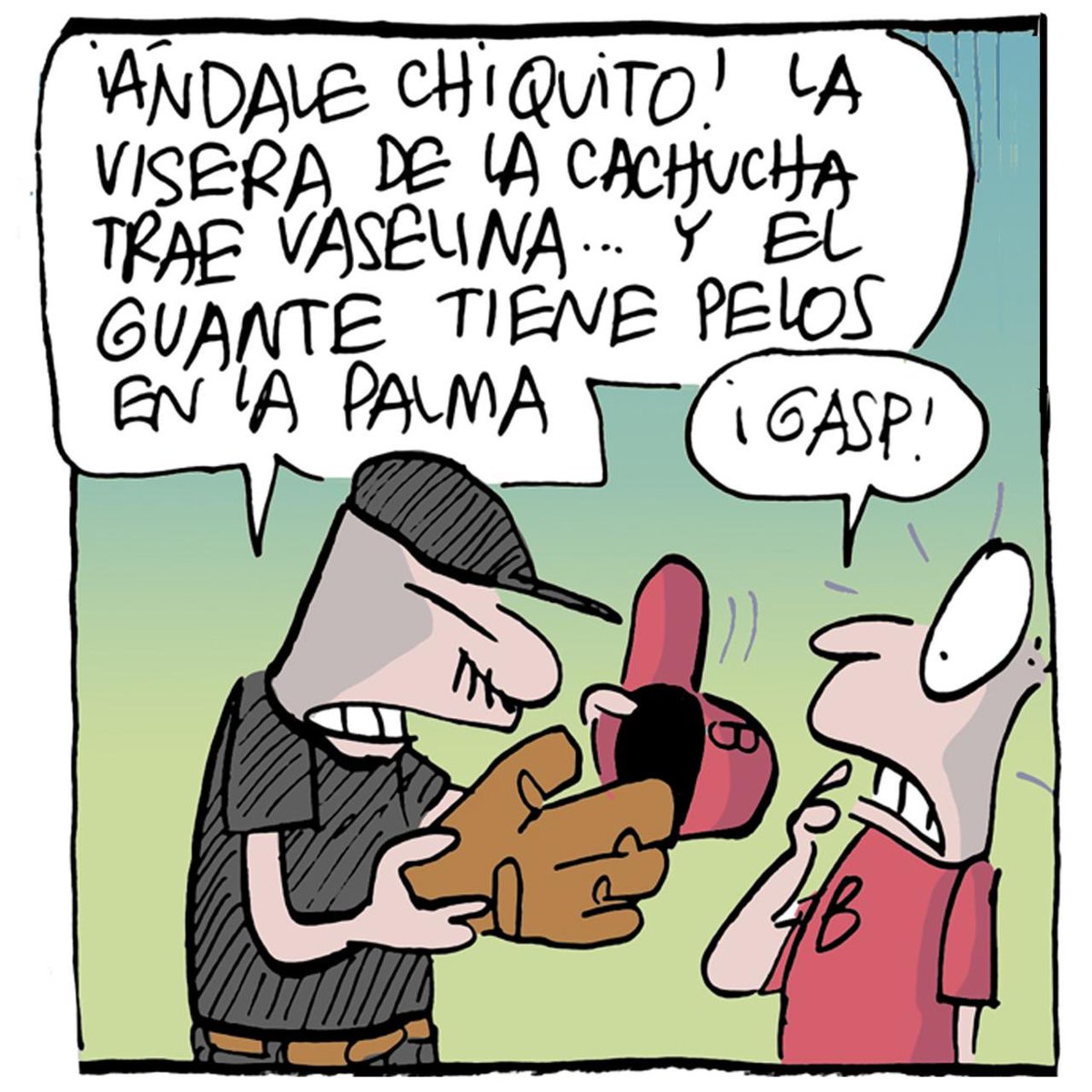 trinomonero's tweet photo. El cartón deportivo publicado en el diario @estoenlinea #trinomonero https://t.co/GLJ9tb7RPf