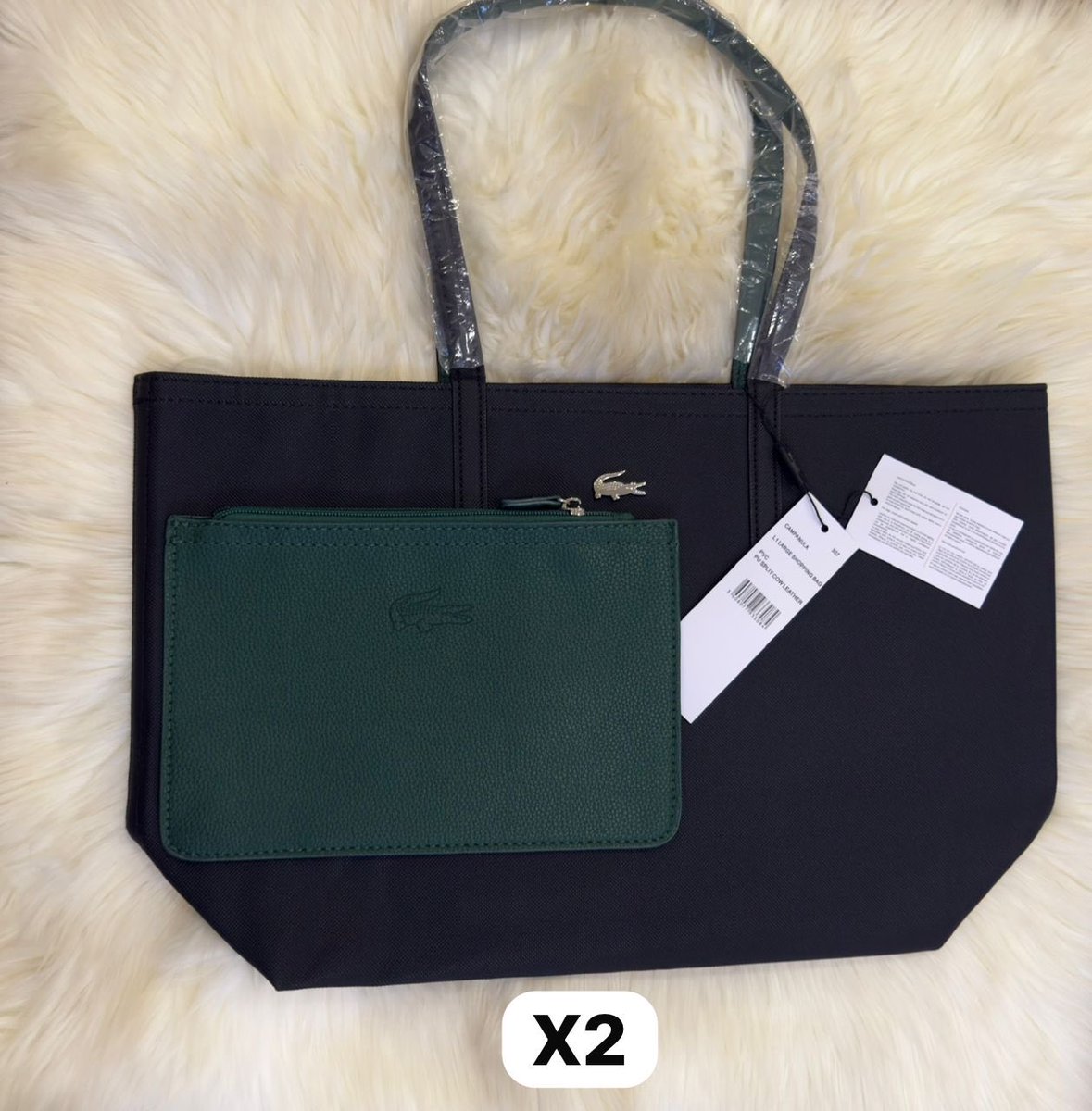 Karimatushema's tweet photo. Beautiful Lacoste Tote bags, going for N30,000 and N25,000
Last Frame only Pink and Brown left https://t.co/BepRFQSHJP