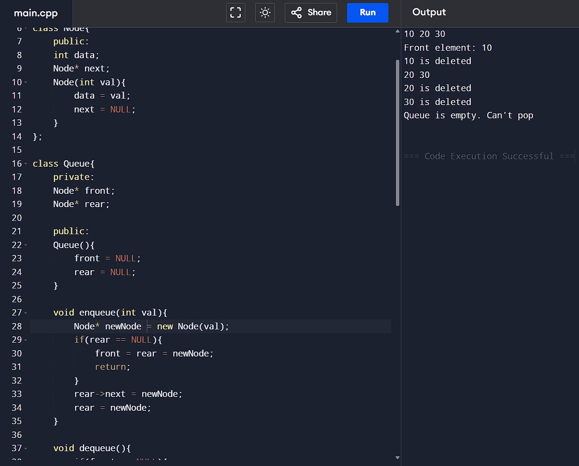 AshishAsmit's tweet image. Day 27/100
Today took my day off from internship as health was down.
Solved 2 DSA questions:
1️⃣ Implementing Queue using Linked list
2️⃣ Min Stack
#DSA #100DaysofCode #ProblemSolving