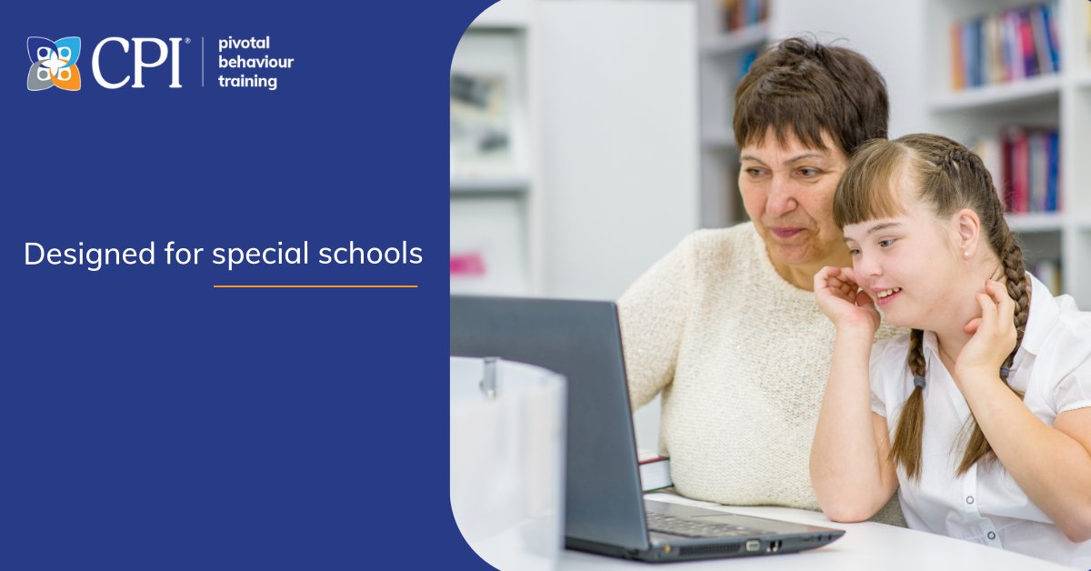 Staff in special schools often deal with behaviour that can quickly become challenging.

CPI provides training that’s relevant, consistent &amp; bespoke to the level of risk staff experience, helping create calmer, safer classrooms.

🤝 Learn more: bit.ly/47hwPjR