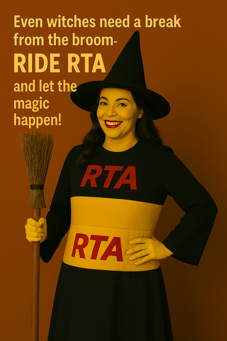 🎃 Halloween is almost here! 🚌 Ride RTA to grab costumes at Goodwill, Walmart, Arundel Mills, Columbia Mall &amp; Laurel Shopping Center.
Plan your trip 👉 transitrta.com/routes
#RideRTA #HalloweenMagic #SpookySeason