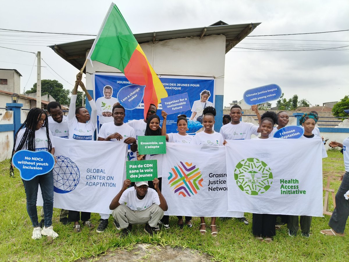 Une énergie incroyable ici !
La jeunesse se lève, engagée et déterminée à agir pour l’adaptation au changement climatique 🌍💪

#Youth4AdaptationBenin #HAI #AdaptationClimatique #JeunesseEngagée #ClimateActionDay