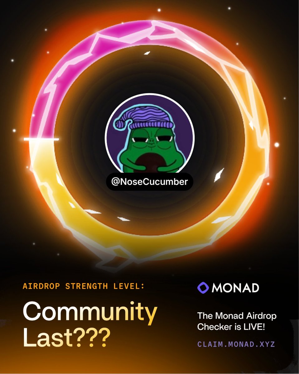 Welp, this is the beginning of something big. 

GMONAD 💜