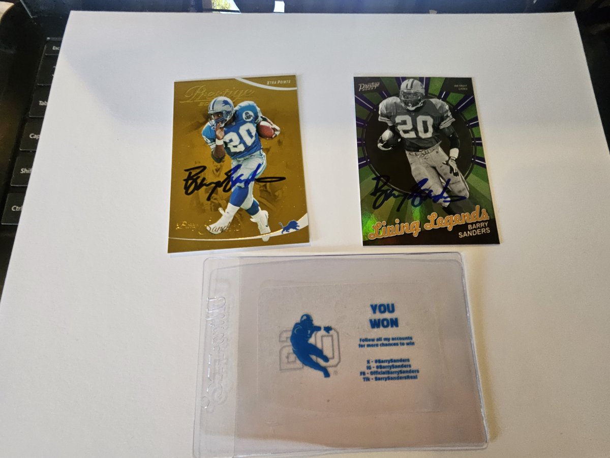 BarrySanders's tweet image. Stop making me laugh @jbbernstein - Here is today's
#TuesdayTrivia question...  Going back to 1988.

I think this is one of our records that still stands today.

You are playing for these @PaniniAmerica #prestige gems.

2 #winners will be selected randomly, but you have to be in