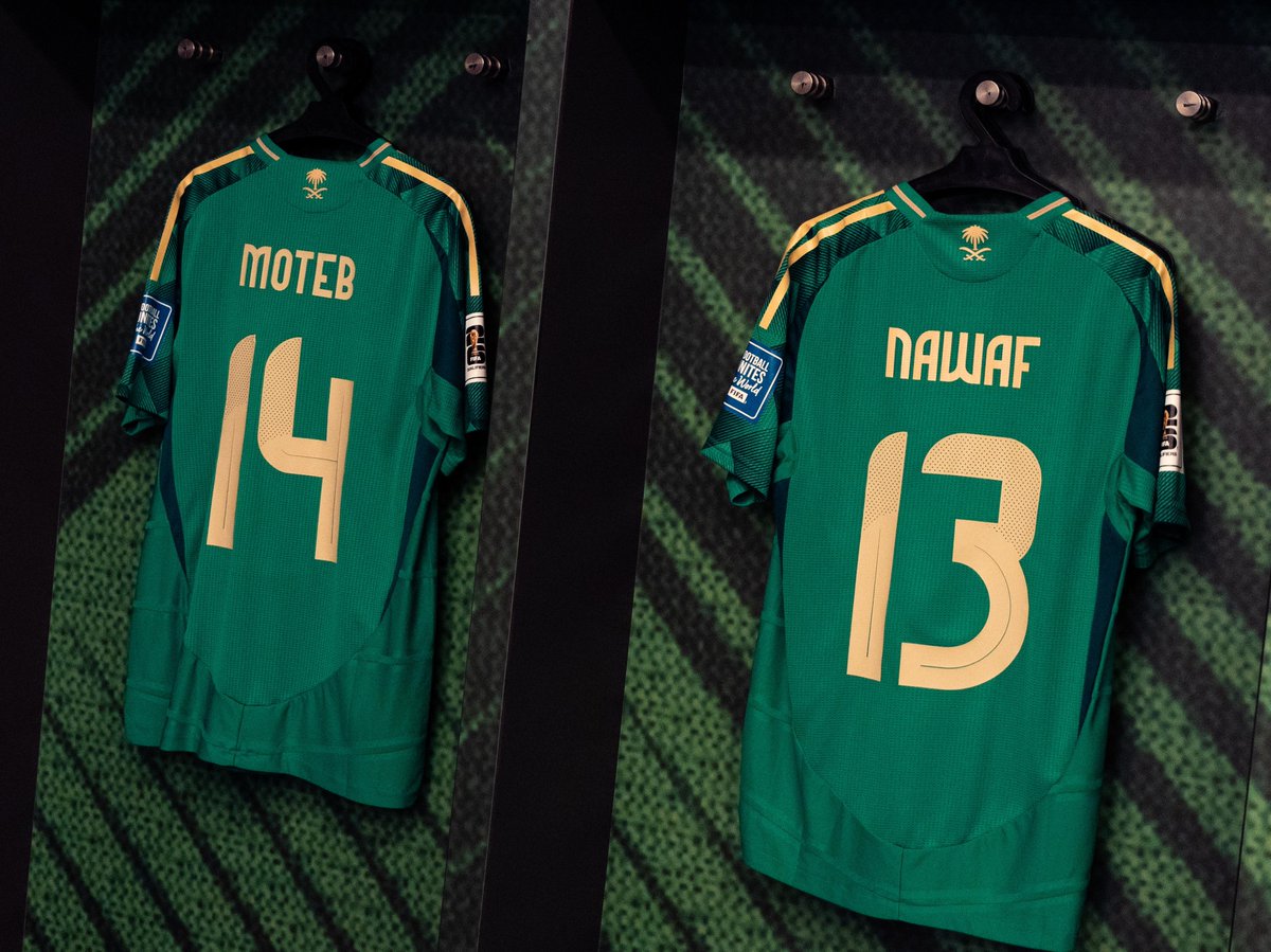 SaudiNT's tweet image. "مثّل بلادك ولك الشــــرف"💚💚
#السعودية_العراق