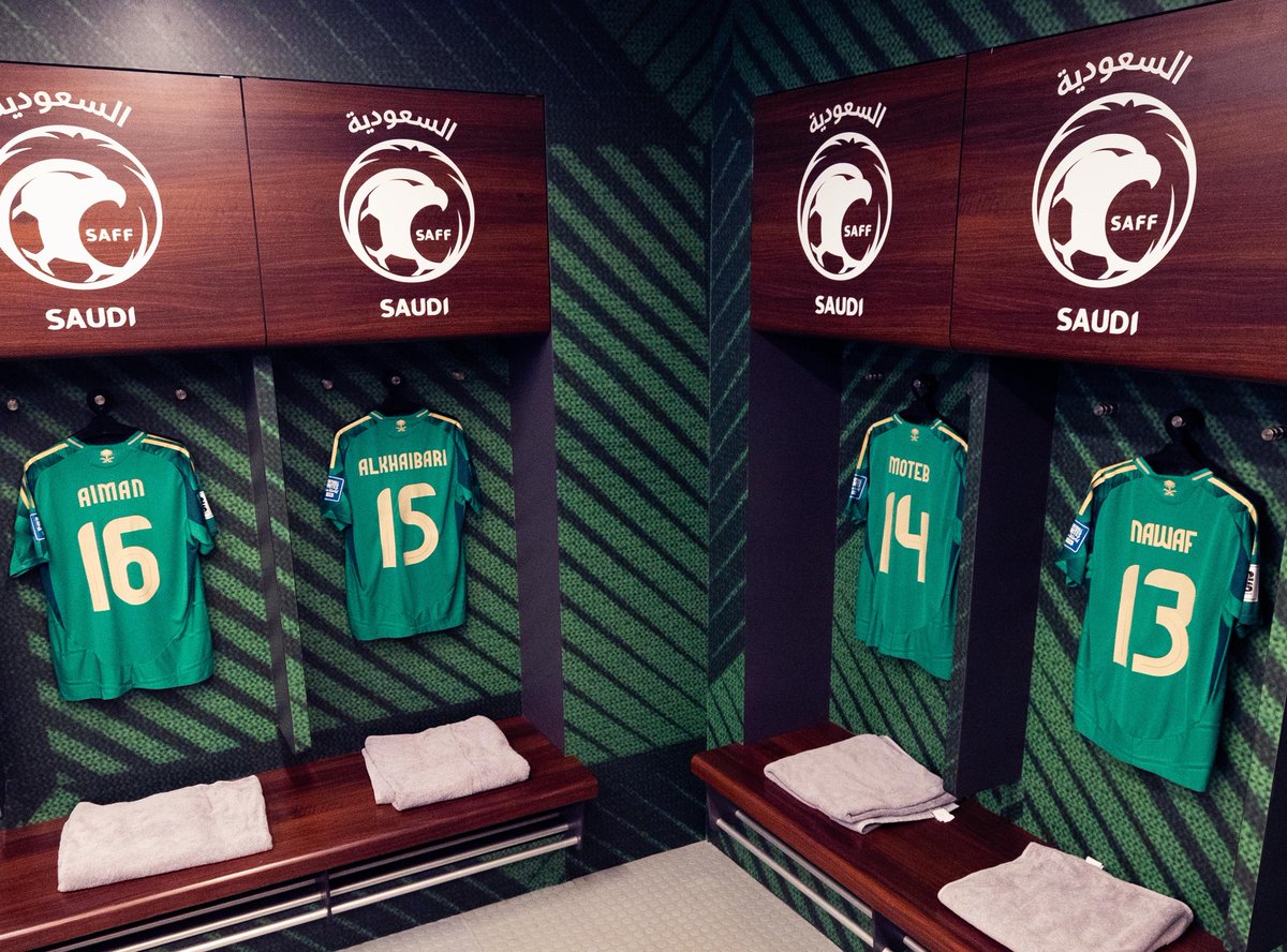 "مثّل بلادك ولك الشــــرف"💚💚
#السعودية_العراق
