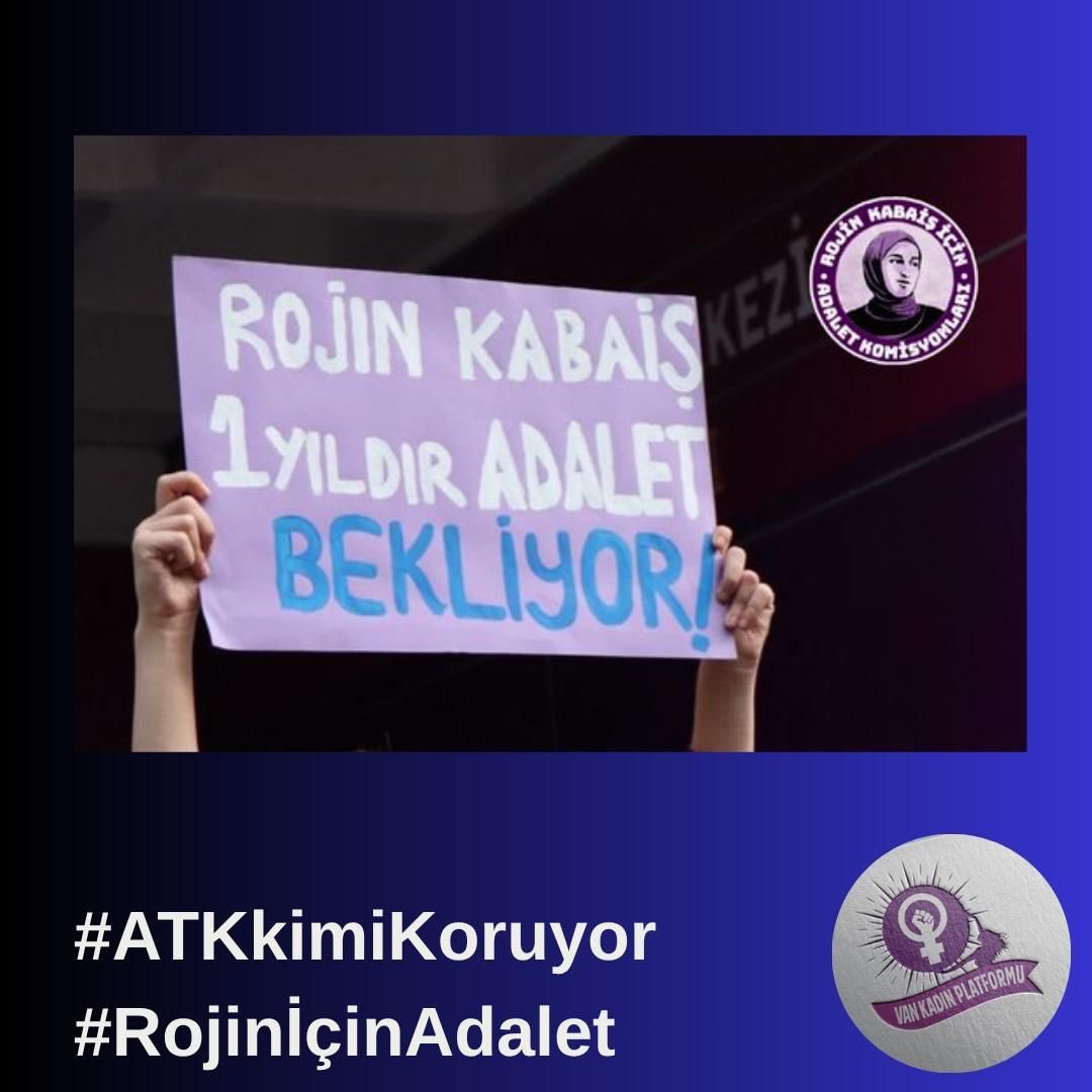 #rojinicinadalet 
#atkkimikoruyor