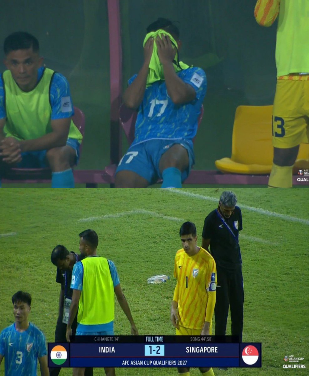 WE ARE OUT OF ASIAN CUP QUALIFIERS.

NO APOLOGY. WE NEED RESIGNATION FROM ALL.