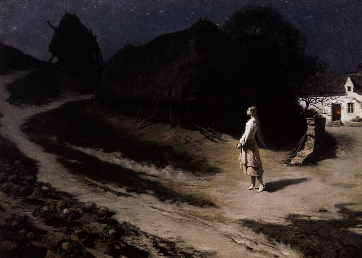 The Young Shepherdess (or Joan of Arc) by Hippolyte Berteaux (1843-1926)