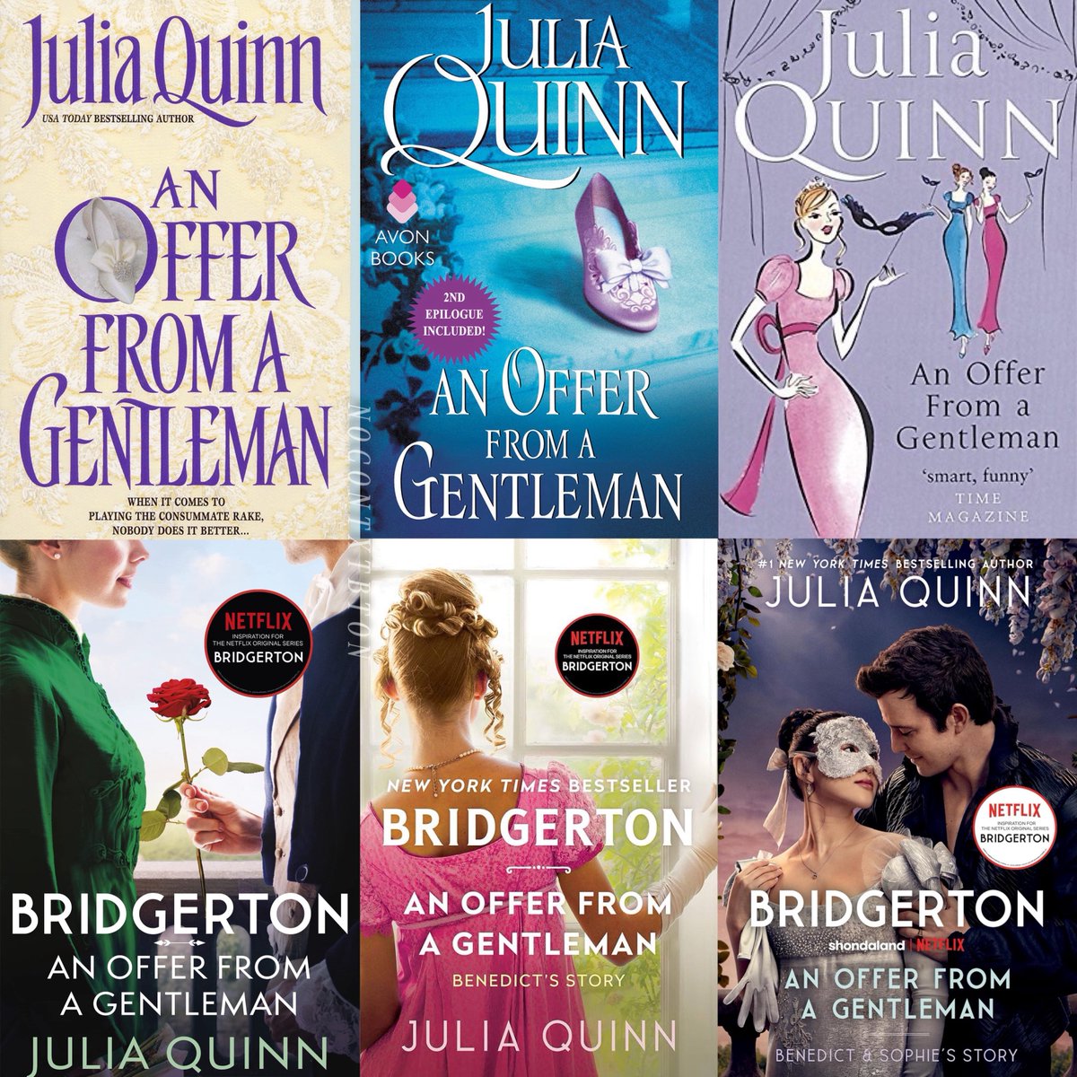 “An Offer From A Gentleman” by Julia Quinn

#Bridgerton #AOFAG #Benophie