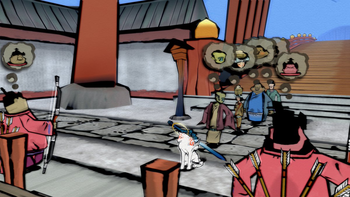 OkamiOfficial's tweet image. Even a goddess must wait in line patiently for her turn.