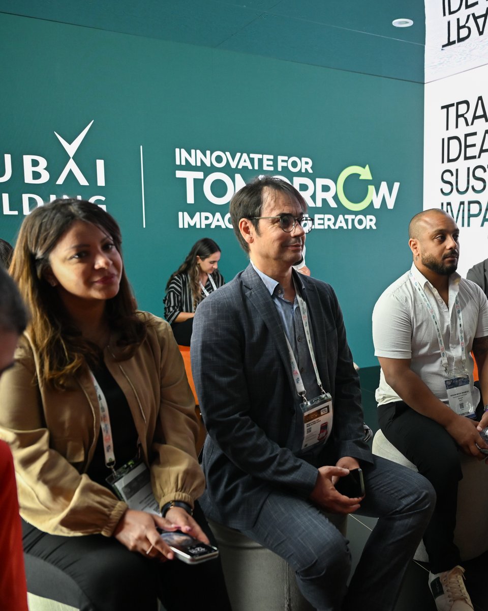 dubaiholding's tweet image. Find us at the in5 booth (Hall 6, E-30) until 15 October 2025 and learn how we are supporting scale-ups to reimagine production, consumption and regeneration.
#CircularEconomy #AcceleratorProgramme #Gitex2025 #SustainableFuture #ForTheGoodOfTomorrow