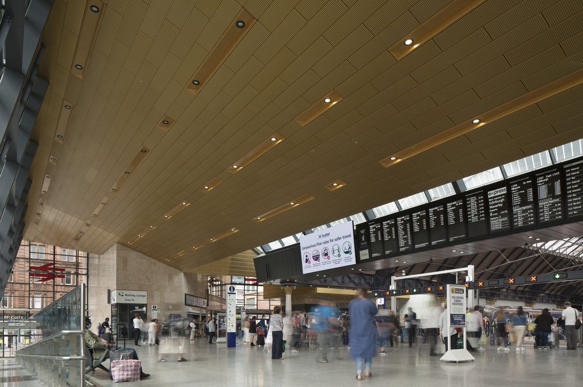 hmn_space's tweet image. Human Space was engaged to provide #InclusiveDesign services for the redevelopment of Glasgow Queen Street Station, Scotland’s third busiest station &amp;amp; a key gateway to the city. Discover the station's intuitive #wayfinding features &amp;amp; sound-sensitive design:buff.ly/llBz8qL