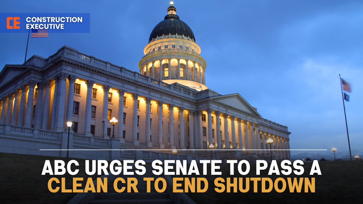 🚨 <a href="/ABCNational/">ABC National</a> is urging the U.S. Senate to take immediate action to end the government shutdown by passing a clean continuing resolution: the Continuing Appropriations and Extensions Act, 2026. 

➡️Learn more:  f.mtr.cool/ubsyjiziuw