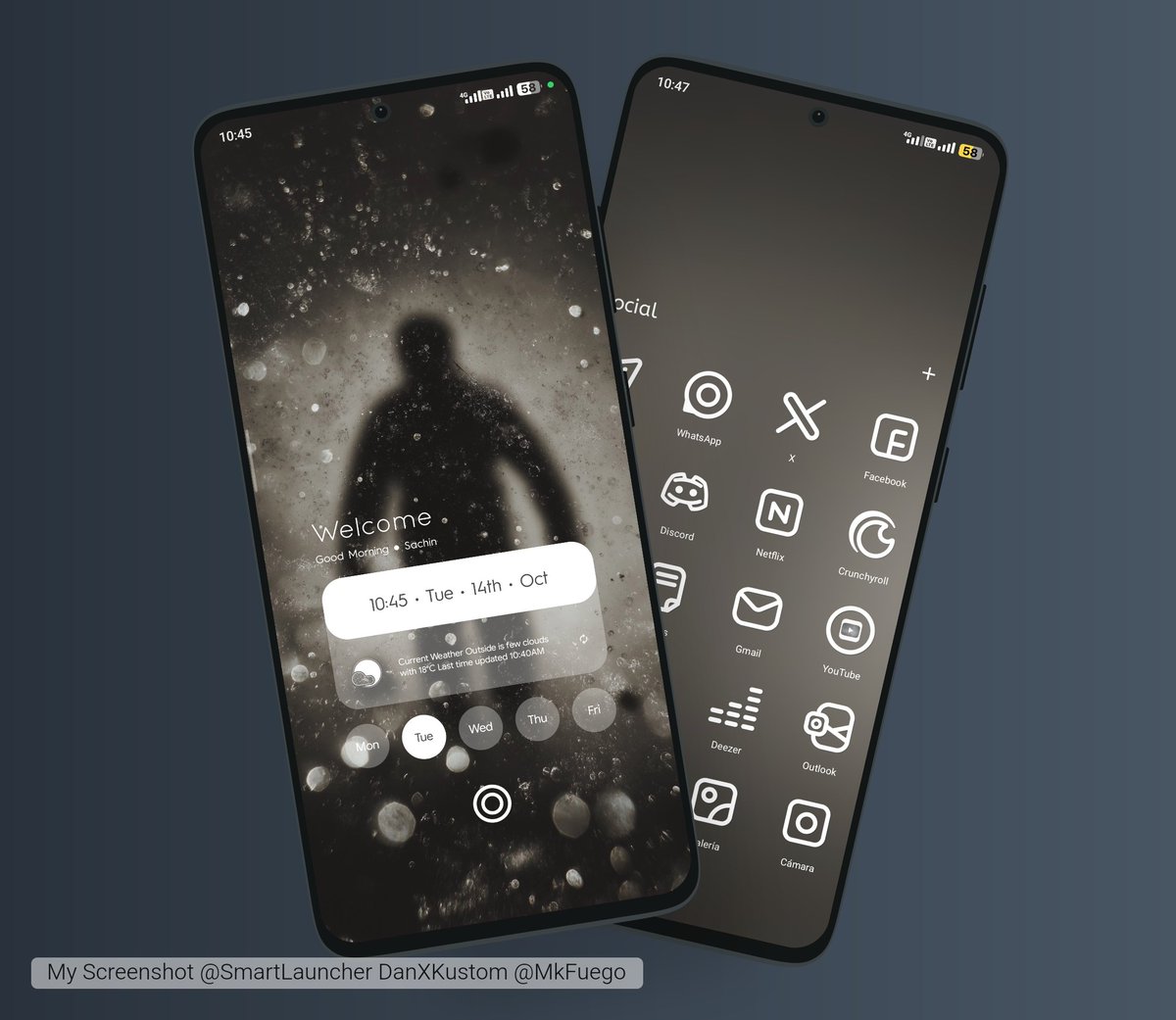 MkFuego's tweet image. Good Day friends
My Screenshot

@SmartLauncher
Wallpaper #One4Wall by @One4Studio
@one4wallapp @vukandric
Widgets by @SachinXpert
Icons #BeeLineWhite by @HeyAlphaOne
Mockup by @AppulyApp 

#KWGT #Android #Xiaomi #HyperOs