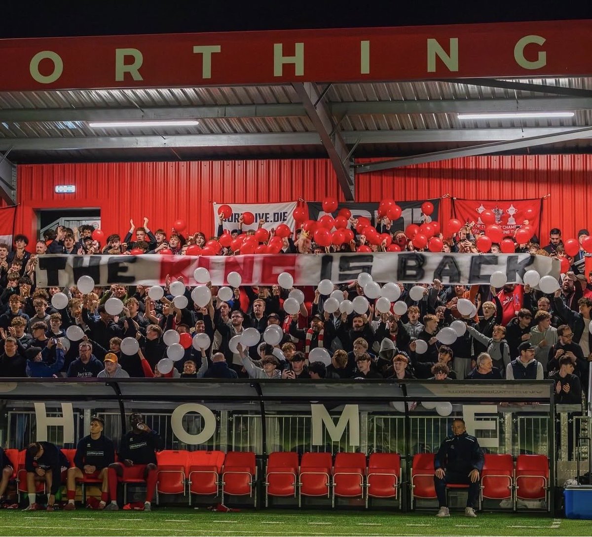 Great moment, the Fanbase signing in unity as one about the club and the homecoming off <a href="/adamhinsh/">Adam Hinshelwood</a> and <a href="/JonMeano8/">Jon Meeney</a>. 

Up the rebels, support the team first.