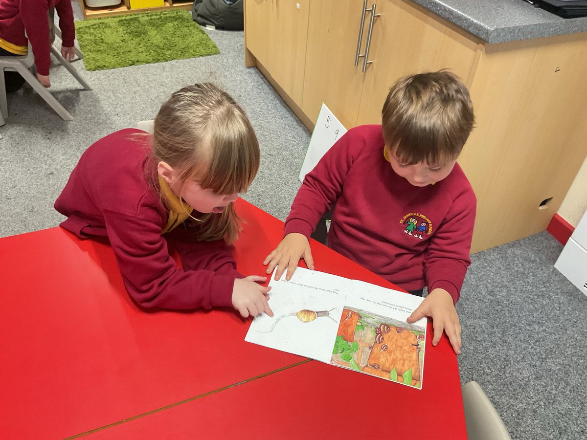 Partner reading our Unit 1 /ay/ books😁 <a href="/StJamesChorley/">Chorley St James</a>