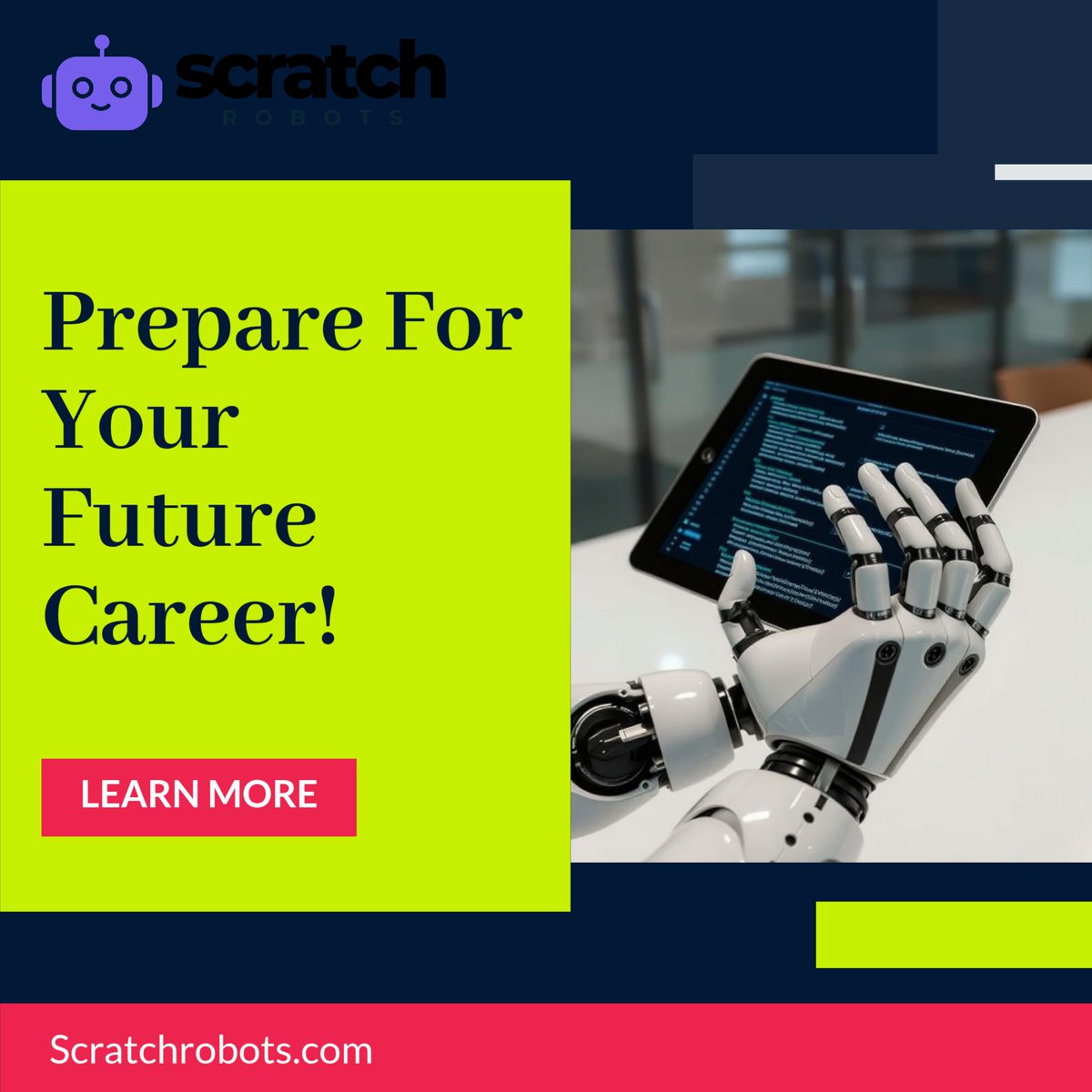scratchrobots's tweet image. Explore the significance of Robotics 🤖 and AI 🌐 for future careers! Learn essential skills now!
#ScratchRobots #RoboticsEducation #STEMForKids #LearnToCode #BuildRobots #HandsOnSTEM #KidInventors #FutureEngineers #DIYRobotics #AIForTeens